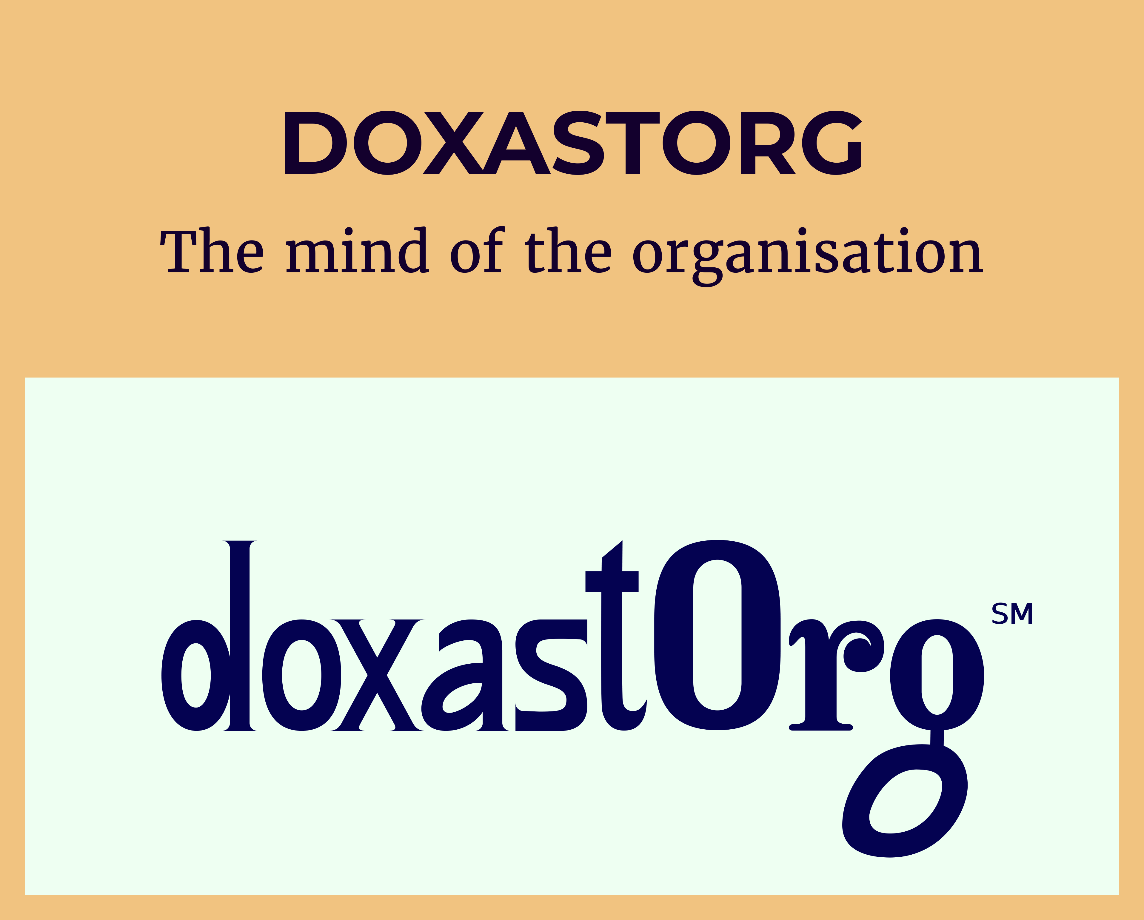 Logo of DOXASTORG - the technology that reads the mind of the organisation