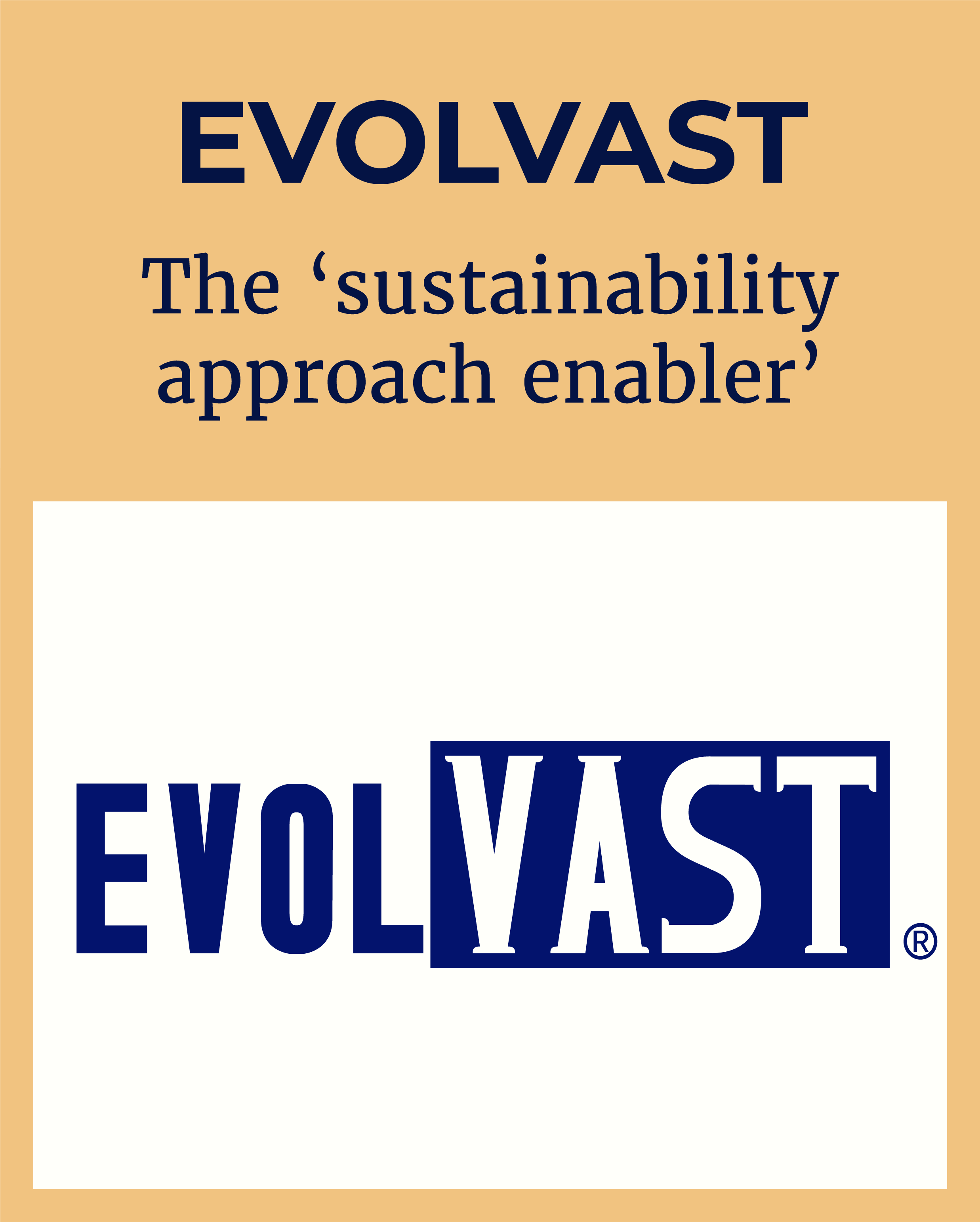 Logo of EVOLVAST - the research product that is the 'sustainability approach enabler'