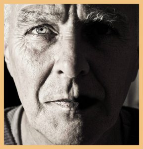 Face of an elderly man signifying the impact of strong hospital vision and strategy