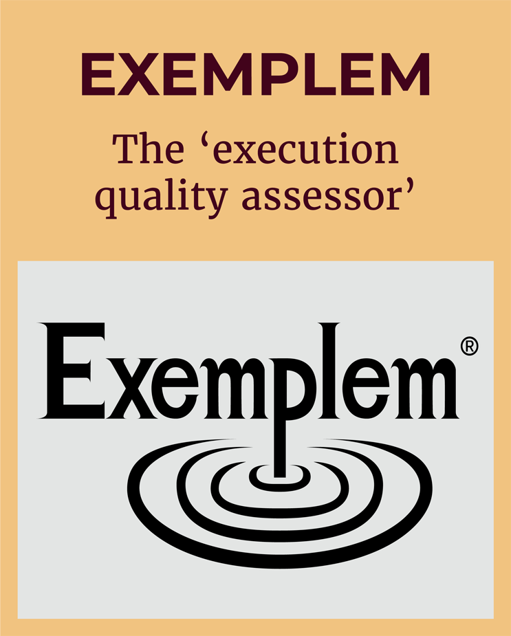 Logo of EXEMPLEM - the research product that is the 'execution quality assessor'
