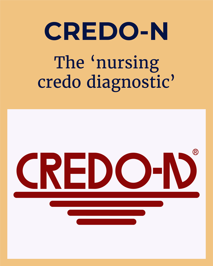 Logo of CREDO-N - the research product that is the 'nursing credo diagnoser'