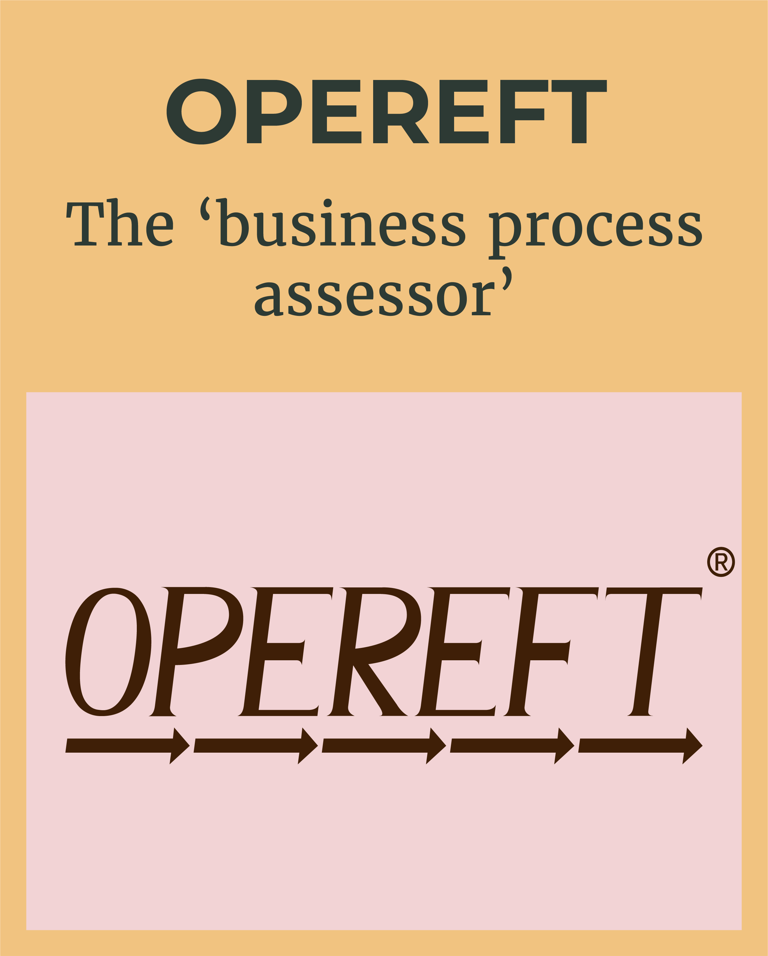 Logo of OPEREFT - the research product that is the 'business process assessor'
