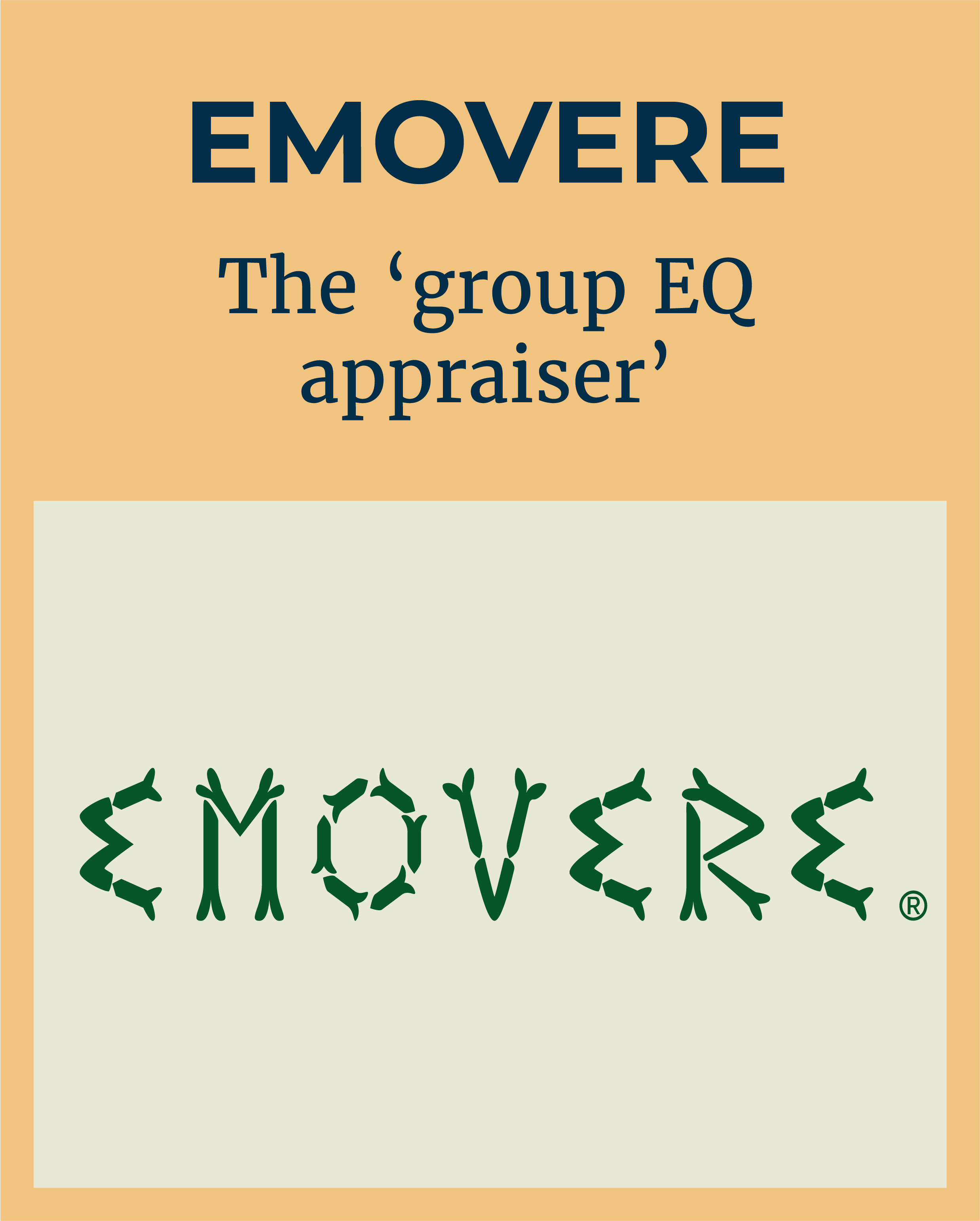 Logo of EMOVERE - the research product that is the 'group EQ appraiser'